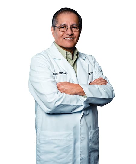 A portrait of Dr. Franco